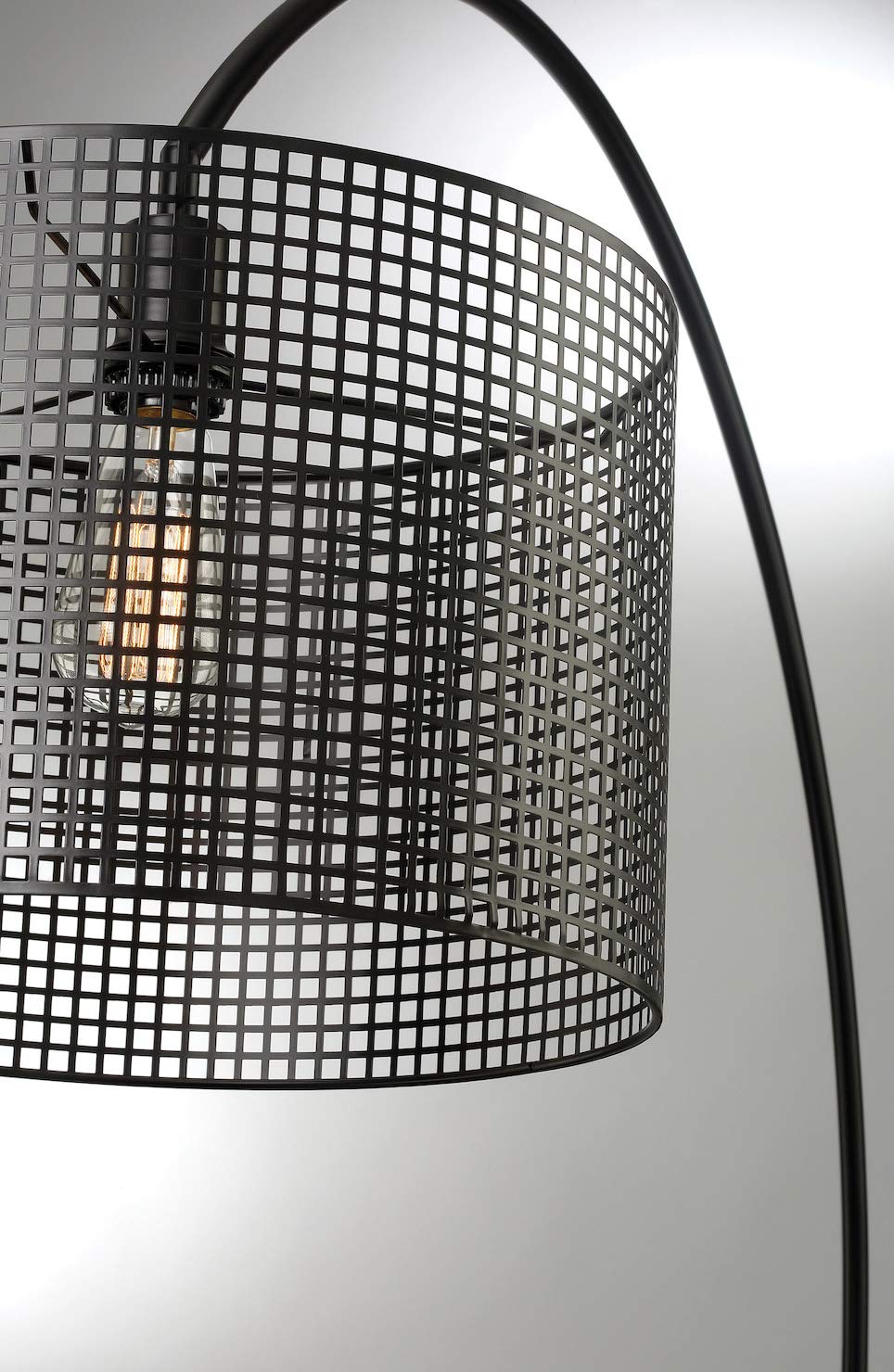 Hamilton Black Floor Lamp - Modern Adjustable Standing Light for Living Room, Bedroom & Office - Perfect for Reading, Working & Ambient Lighting