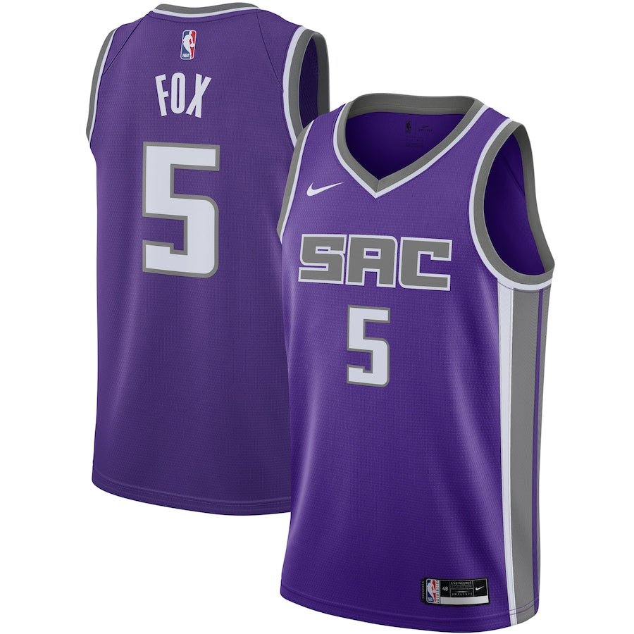 De'Aaron Fox Sacramento Kings Purple Nike Swingman Jersey – Authentic NBA Basketball Jersey for Fans & Collectors – Perfect for Games, Parties & Sports Events