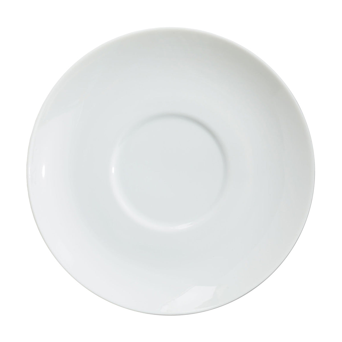 Alani 010102 Coffee Cup Saucer for Latte - 7 1/8 Inch Porcelain Dessert Plate - Perfect for Espresso, Cappuccino & Afternoon Tea Service