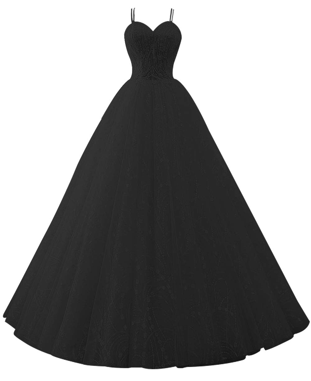 Elegant Long Prom Dresses for Women - Formal Evening Gowns with Tulle & Beading - Perfect for Quinceañera, Homecoming, Wedding & Special Occasions