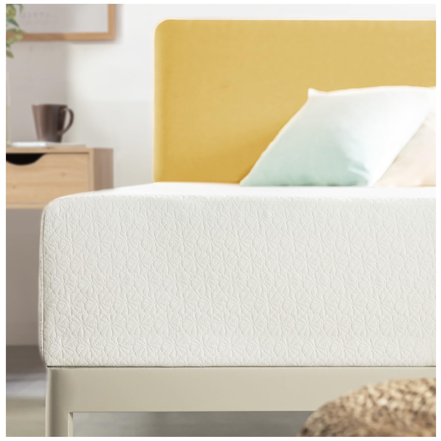 12 Inch Queen Mattress in a Box - Green Tea Memory Foam, Medium Firm Support, CertiPUR-US Certified | Best Price Mattress for Back Pain Relief & Pressure Relief | Perfect for Guest Rooms, Dorm Beds & Apartment Sleeping