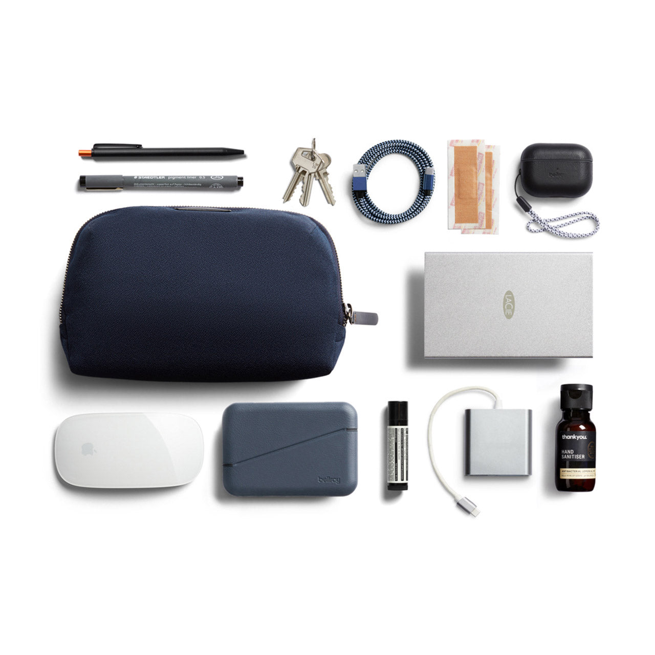 Bellroy Desk Caddy - Premium Leather Desk Organizer for Office & Home Workspace - Perfect for Pens, Notebooks & Stationery Storage