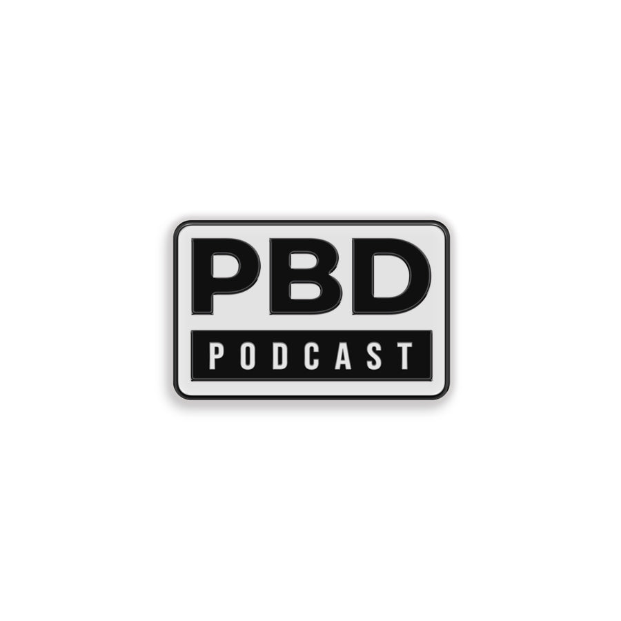 PBD Podcast Premium Enamel Pin (30x19mm) - Collectible Badge for Fans, Backpacks & Jackets