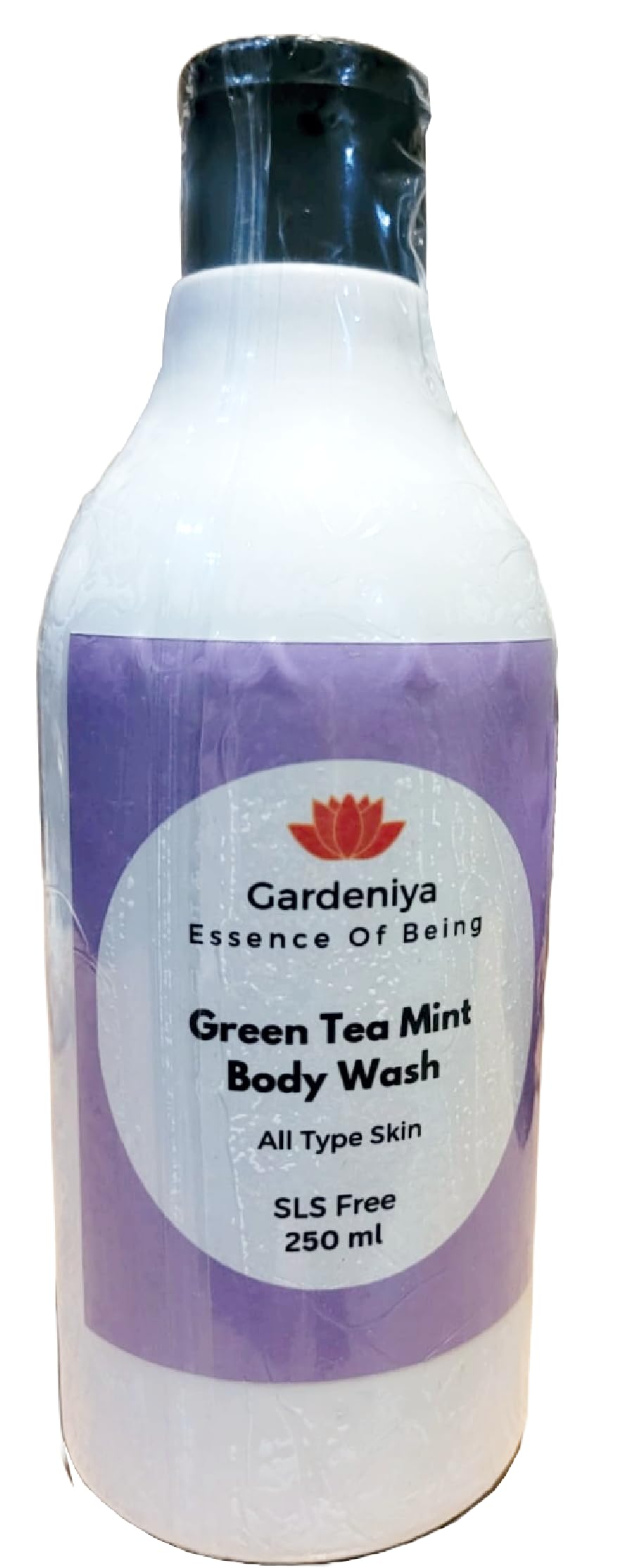 GARDENIYA Green Tea Mint Body Wash 250ml - Refreshing Natural Body Cleanser for Men & Women - Perfect for Daily Shower, Spa & Relaxation