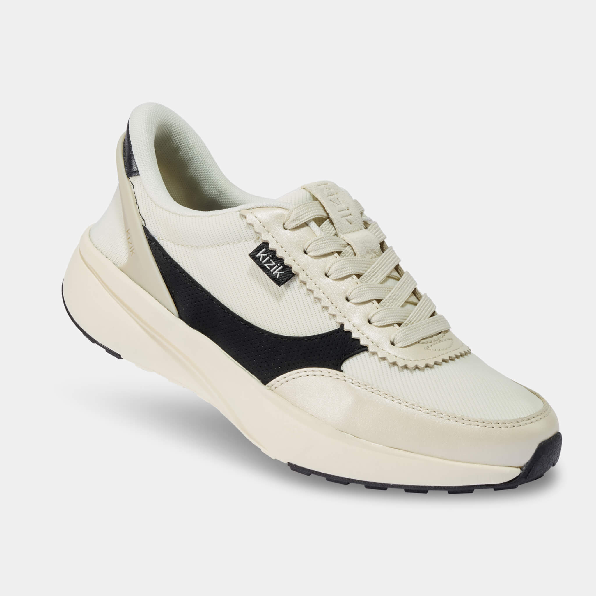 Stylish Women's Paris Pristine Black Sneakers - Comfortable Walking Shoes for Travel, Work & Casual Outfits