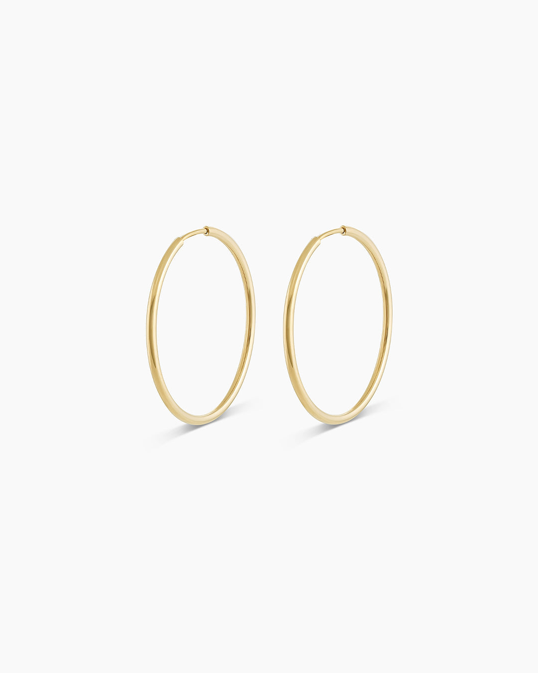 14K Gold Classic Hoop Earrings for Women - Timeless Elegance for Everyday Wear, Parties & Special Occasions