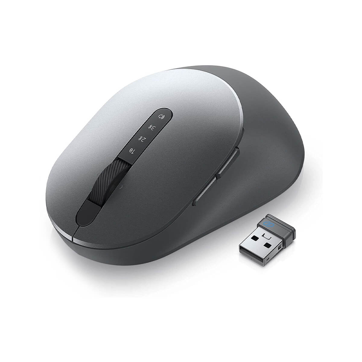Dell MS5320W Wireless Mouse - 2.4GHz & Bluetooth 5.0 Multi-Device Connectivity for Laptop, PC, Tablet - Perfect for Office, Home & Travel Use
