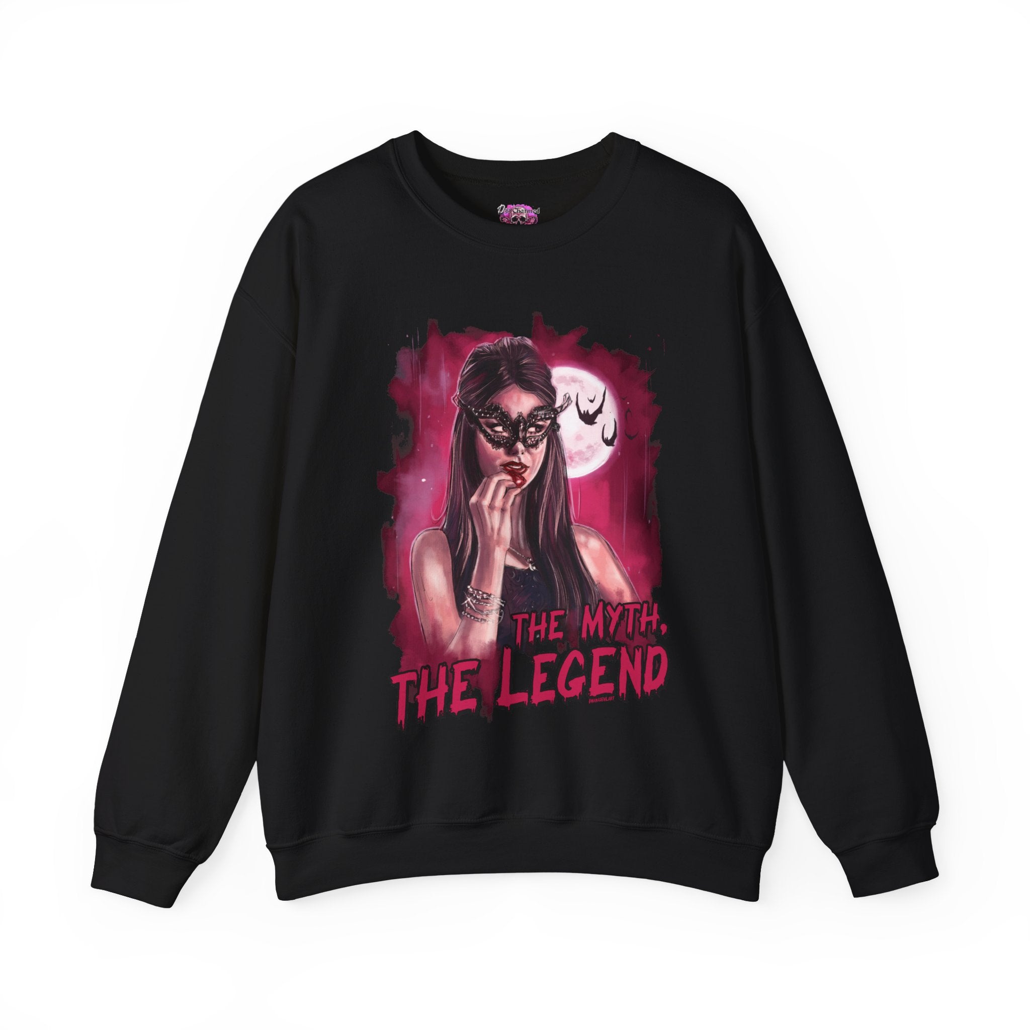 The Myth, The Legend Crewneck Sweatshirt - Vintage Inspired Unisex Pullover for Casual Wear & Street Style
