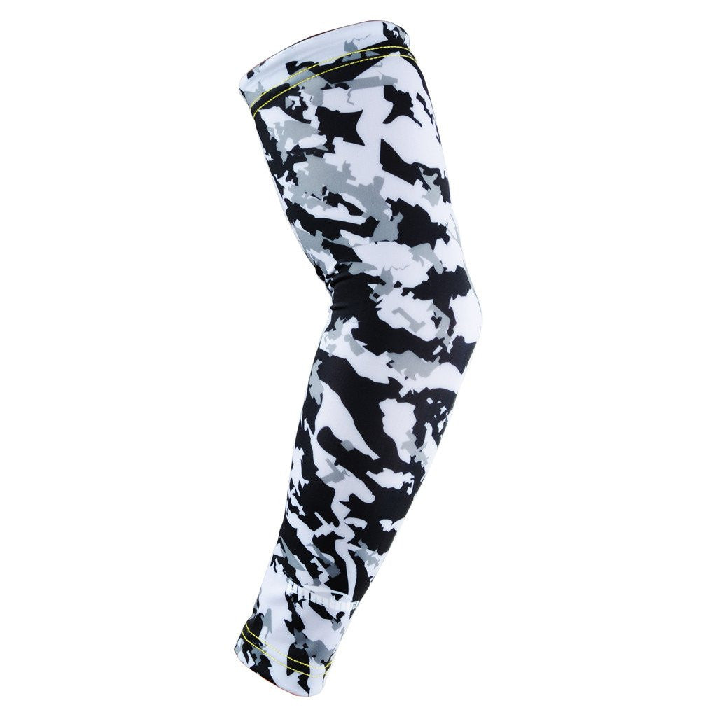 Gray Compression Arm Sleeve for Men & Women - UV Protection, Sports & Workout Accessories - Perfect for Running, Basketball, Cycling & Outdoor Activities