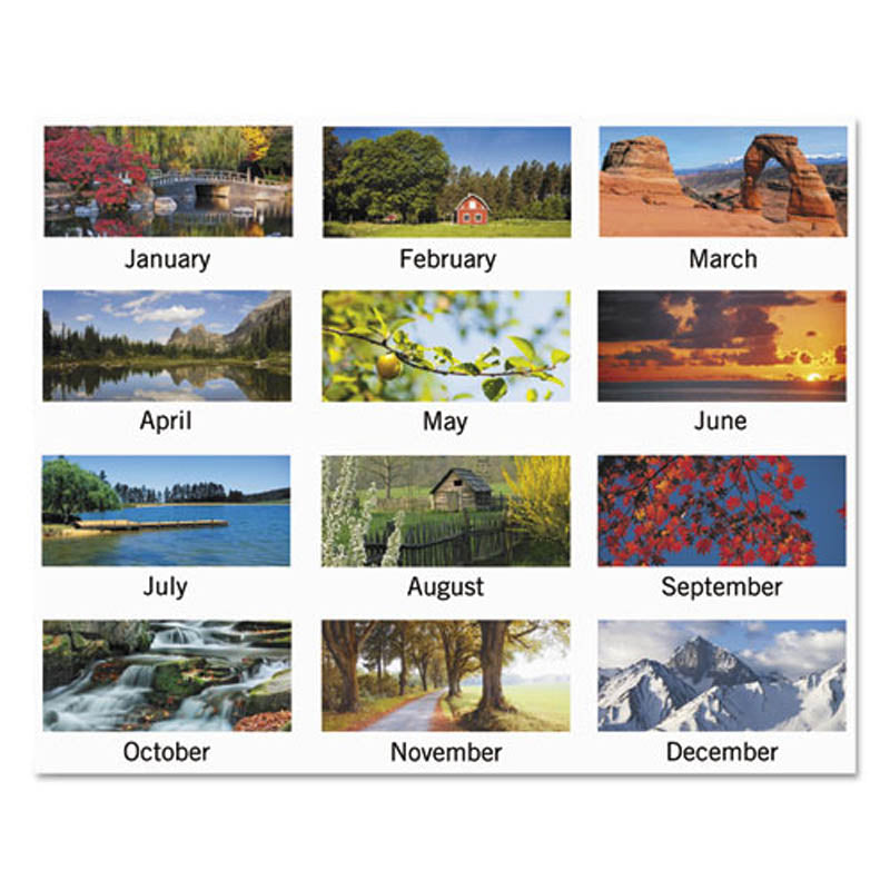 22 x 17 Landscape Panoramic Desk Pad - Stunning Nature Scenes for Office & Home Workspace | Perfect for Writing, Computer Use & Desk Organization