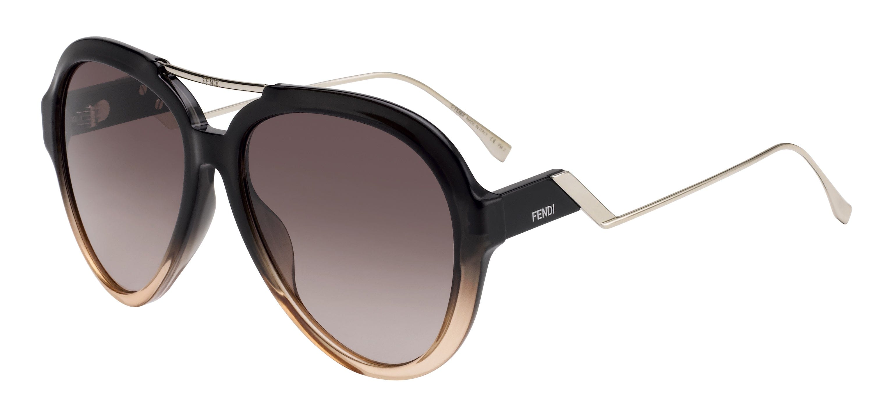 FENDI FF 0322/G/S 7HH 5817 Sunglasses for Women - Luxury Designer Fashion Shades with UV Protection - Perfect for Beach, Driving & Outdoor Activities