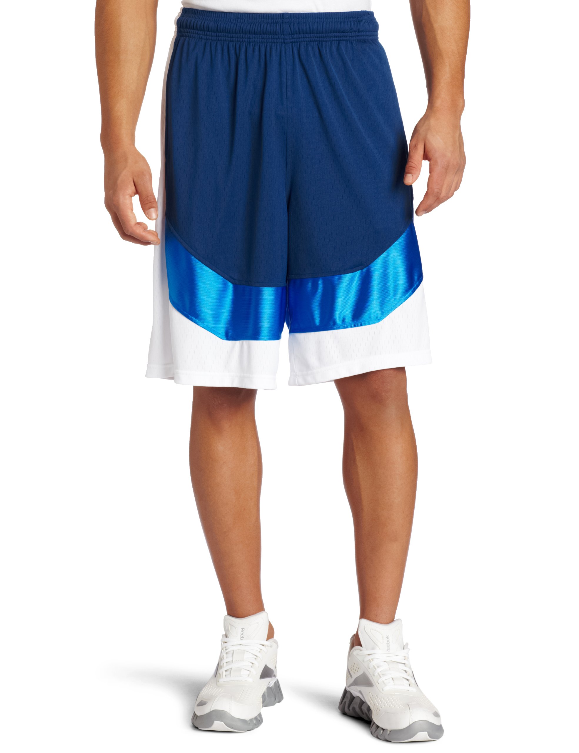 Reebok Men's Sportess 12 Basketball Shorts - Breathable Gym Workout Shorts for Men, Comfortable Athletic Running & Training Shorts - Perfect for Basketball, Gym & Casual Wear