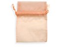 120 Pcs Sheer Organza Drawstring Gift Bags - 3x4 Inches Apricot Color for Wedding Favors, Party Gifts & Jewelry Packaging