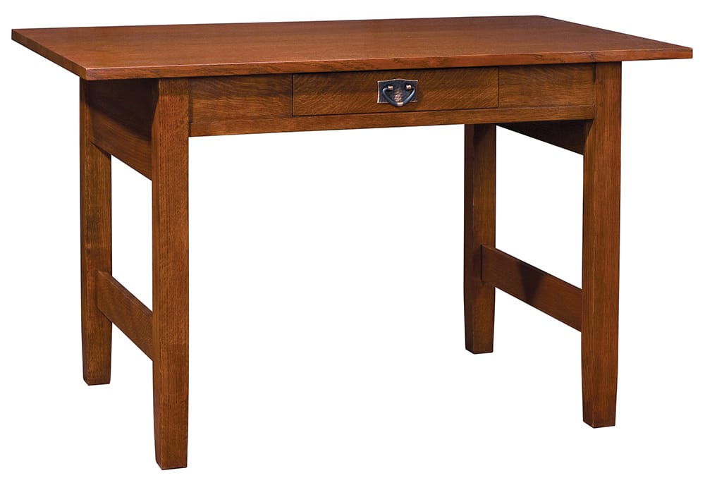 Gus Library Table - Solid Wood Study Desk for Home Office, Reading & Writing - Perfect for Books, Laptops & Workspace Organization