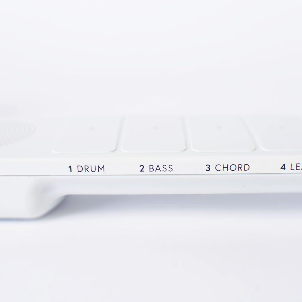 Artiphon Chorda Smart MIDI Controller - Multi-Instrument Synth & Looper for Music Production | Strumable Bridge, One-Finger Chords, 4 Playing Modes | Perfect for Studio Recording, Live Performance & Songwriting (White)