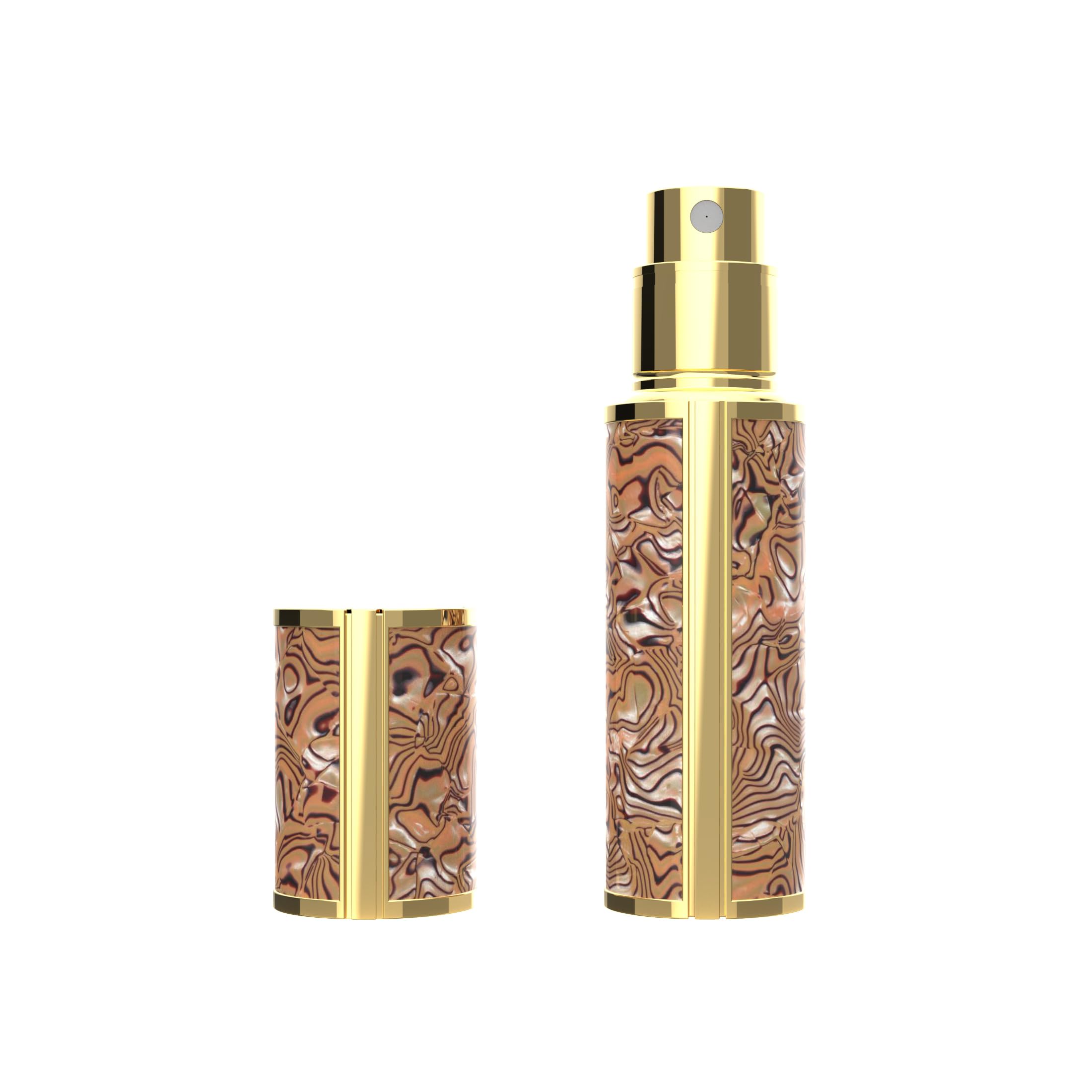 Refillable Travel Perfume Atomizer - 5ml Portable Perfume Spray Bottle for Men & Women, Easy Refill Pump for Fragrance On-The-Go - Perfect for Gym, Office, Travel & Daily Use (F901)