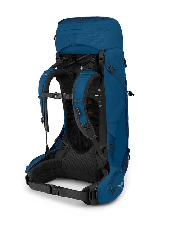 Osprey Aether 55 Backpack - Lightweight Hiking Backpack for Men & Women, 55L Travel Backpack with Adjustable Suspension - Perfect for Camping, Backpacking & Outdoor Adventures