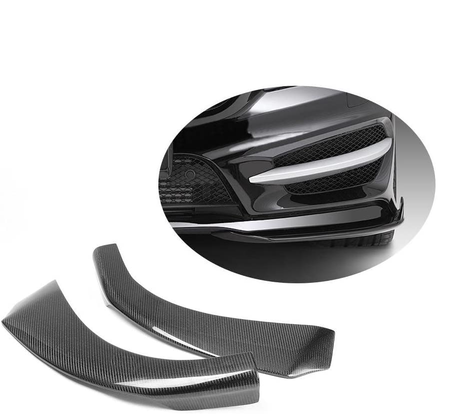 Premium Carbon Fiber Front Splitters for Mercedes Benz C117 CLA250 & CLA260 (2013-2017) - Aggressive Style Upgrade | Not Compatible with CLA45 | Perfect for Car Enthusiasts & Street Racing Events