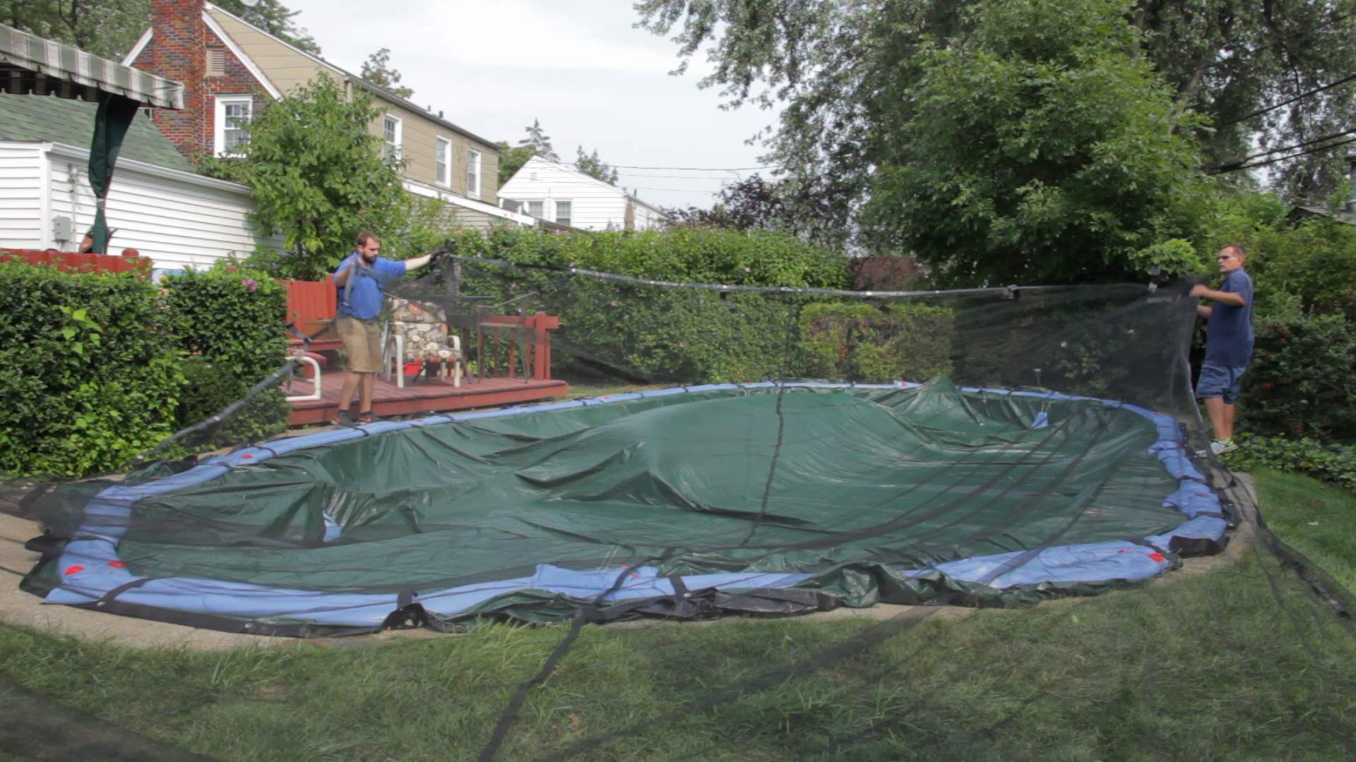 30x60 ft Rectangle Leaf Net Cover for In-Ground & Above-Ground Swimming Pools | Heavy Duty Debris Protection | Winter Pool Cover Shield | Perfect for Fall Leaf Season & Year-Round Pool Maintenance