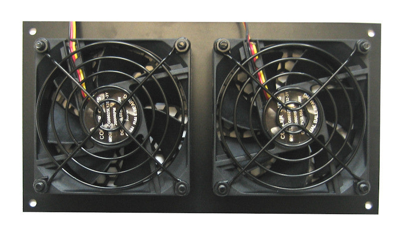 Coolerguys PRO Metal Series Dual 80mm Computer Cooling Fan Kit - High Performance PC Case Cooler for Gaming Rigs & Workstations (Model: CabCool802 M) - Perfect for Overclocking, VR Setups & Server Cooling