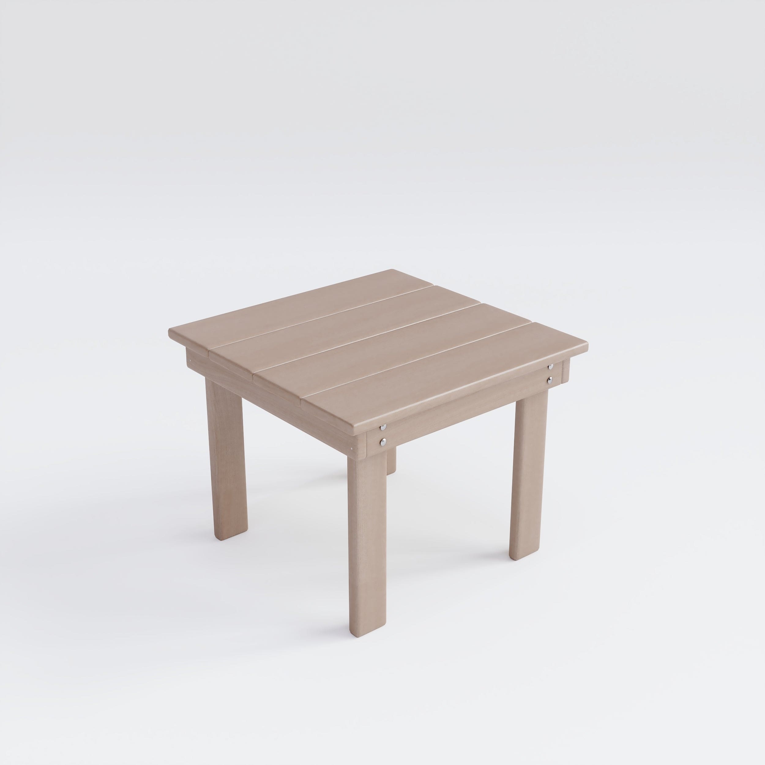 Keystone Amish Co. Herrington Composite Square End Table - Durable & Stylish Living Room Side Table for Sofa, Bedroom or Patio Furniture