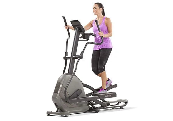 Horizon Fitness Evolve 3 Elliptical Machine - Low Impact Cardio Trainer for Home Gym, Full Body Workout Equipment - Perfect for Small Spaces & Apartment Fitness