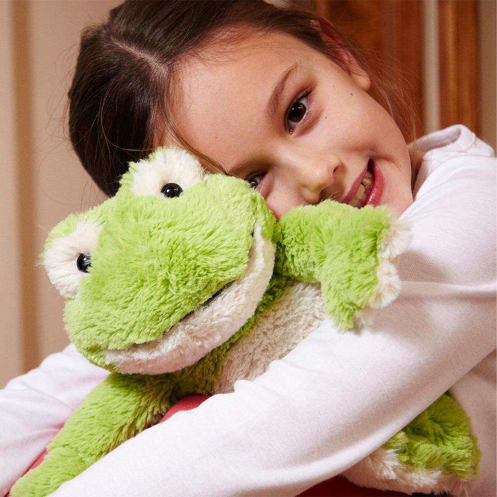 Cozy Heated Frog Plush - Soft & Warm Stuffed Animal for Kids & Adults - Perfect for Cold Nights, Stress Relief & Gifts