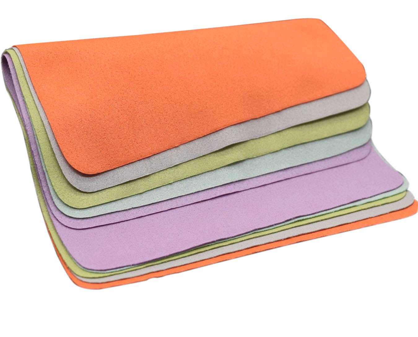 Premium Microfiber Cleaning Cloths (10-Pack, 6.8x5.7 Inch) - Gentle Lens Wipes for Eyeglasses, Sunglasses, Jewelry, Watches, Cameras & Electronics - Scratch-Free Polishing Cloth for Glasses, Screens & Keyboards - Perfect for Home, Office & Travel Use