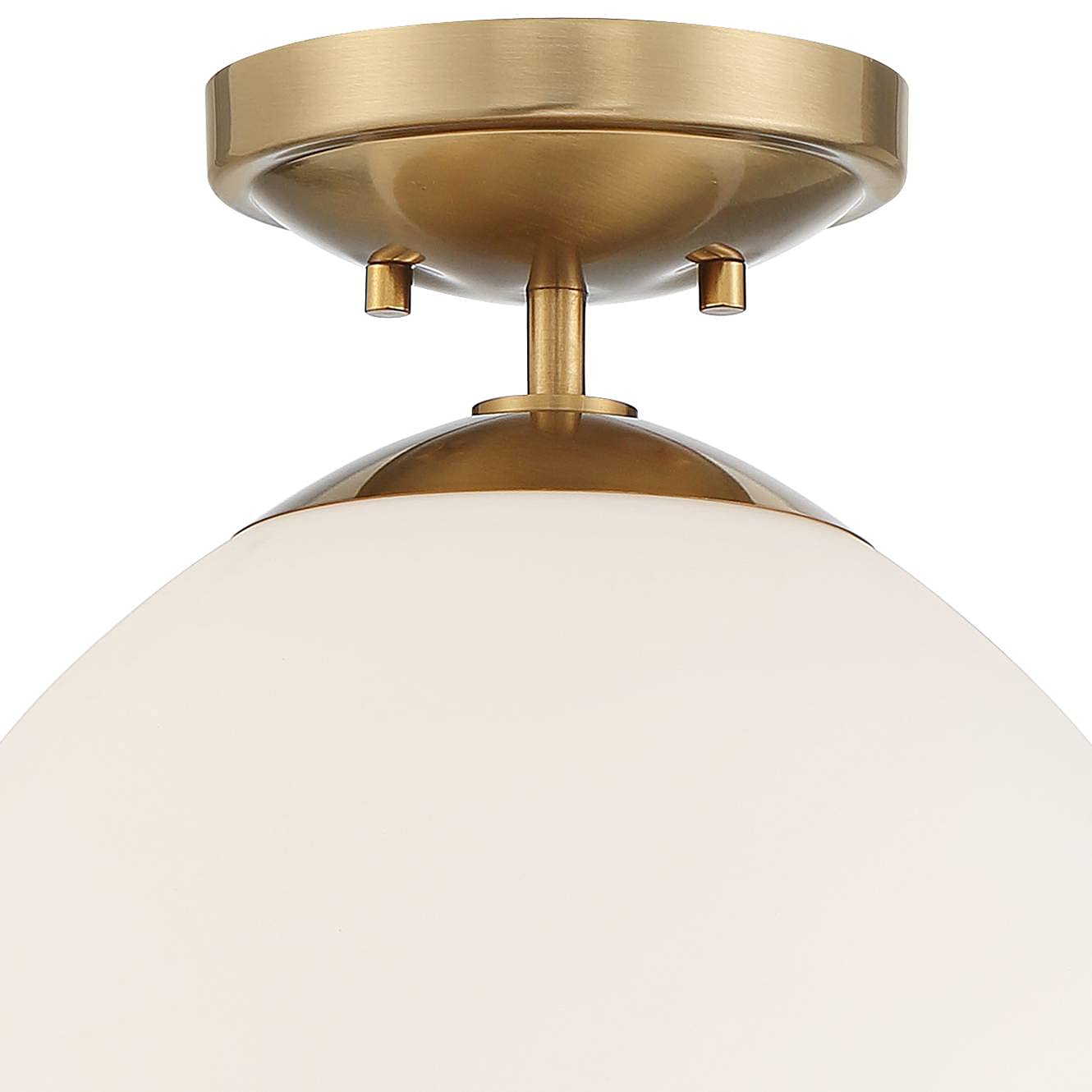 Possini Euro Orilla Mid-Century Modern Semi-Flush Mount Ceiling Light - 12