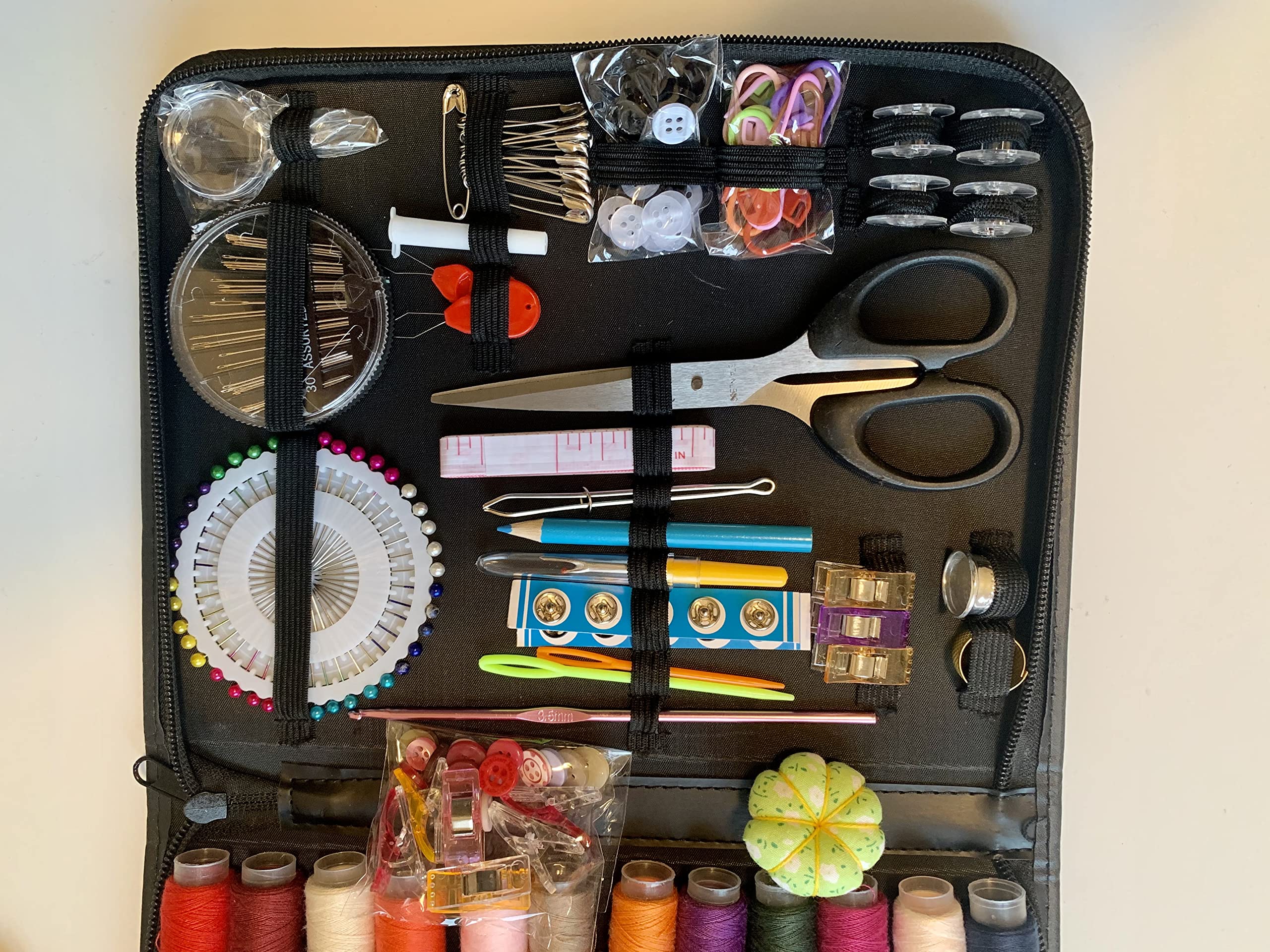 Professional Sewing Kit for Adults & Beginners - Complete Sewing Machine Accessories Set with Thread, Needles & Supplies - Perfect for DIY Crafts, Clothing Repairs & Home Projects