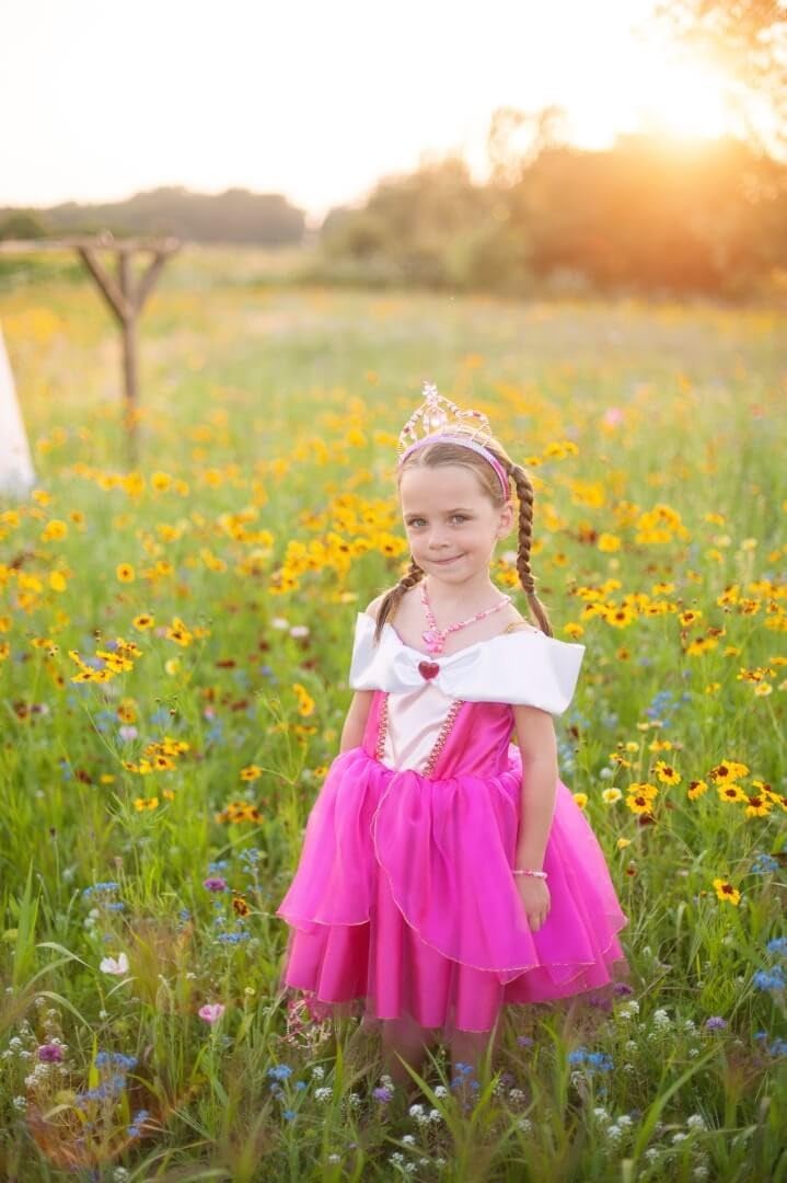 Sparkling Fairy Princess Tiara for Girls - Elegant Birthday Party Crown, Dress Up & Photo Prop - Perfect for Halloween, Cosplay & Pageants