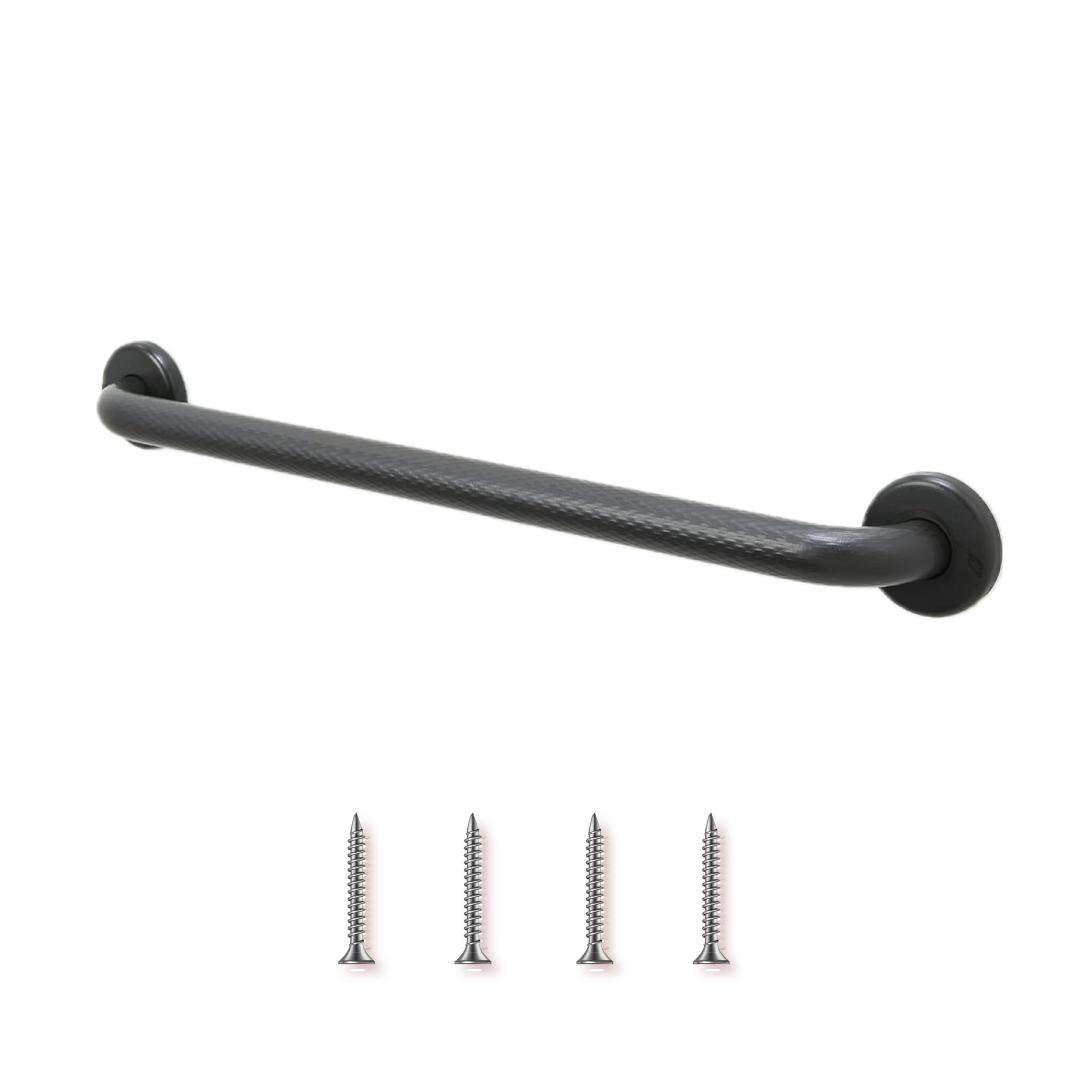 Sturdy 304 Stainless Steel Grab Bar for Bathtub Shower Safety - Non-Slip Stand Assist Handrail for Elderly & Disabled (Oil Rubbed Bronze, 48 Inch) - Perfect for Bathroom, Toilet, Stairs and Bedside Safety Support