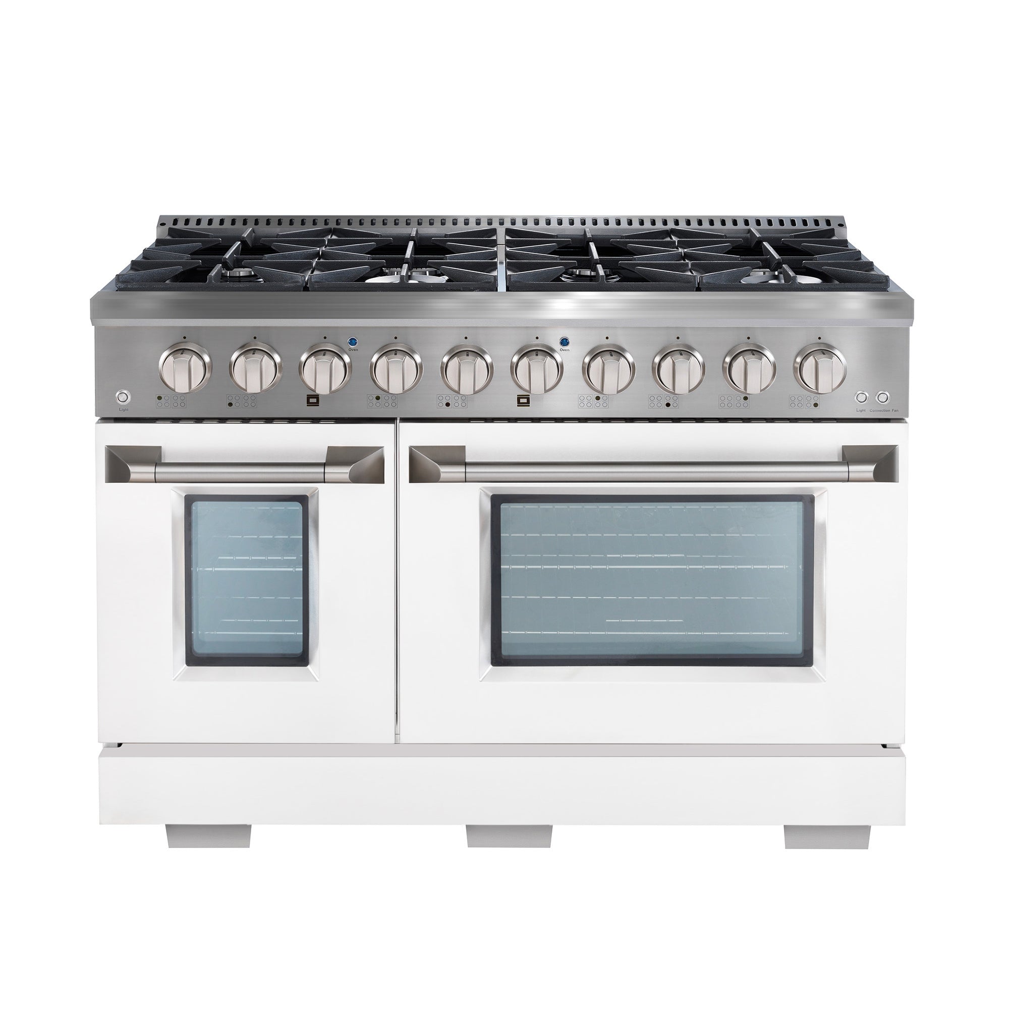 **Ancona 48-Inch 2-Piece Gas Range with Convection Oven & 600 CFM Ducted Range Hood - Professional Kitchen Set for Home Chefs & Cooking Enthusiasts**    *(Perfect for Gourmet Cooking, Entertaining, and Modern Kitchen Upgrades)*