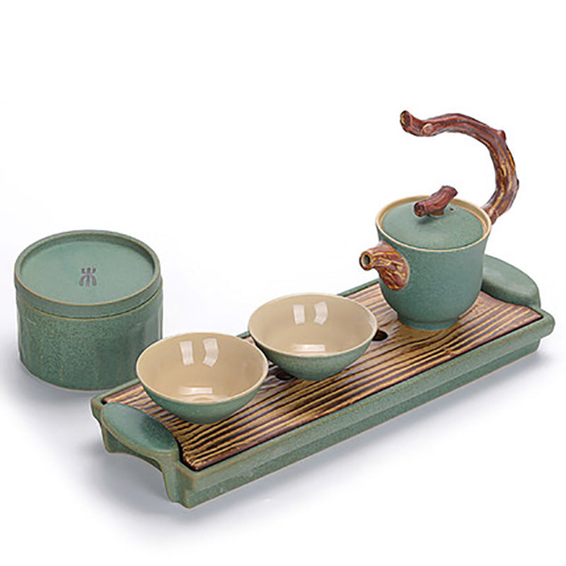 Premium Five Elements Japanese Tea Set - Authentic Ceramic Matcha Bowl & Tea Cups for Zen Tea Ceremony, Home Decor, and Gift Giving