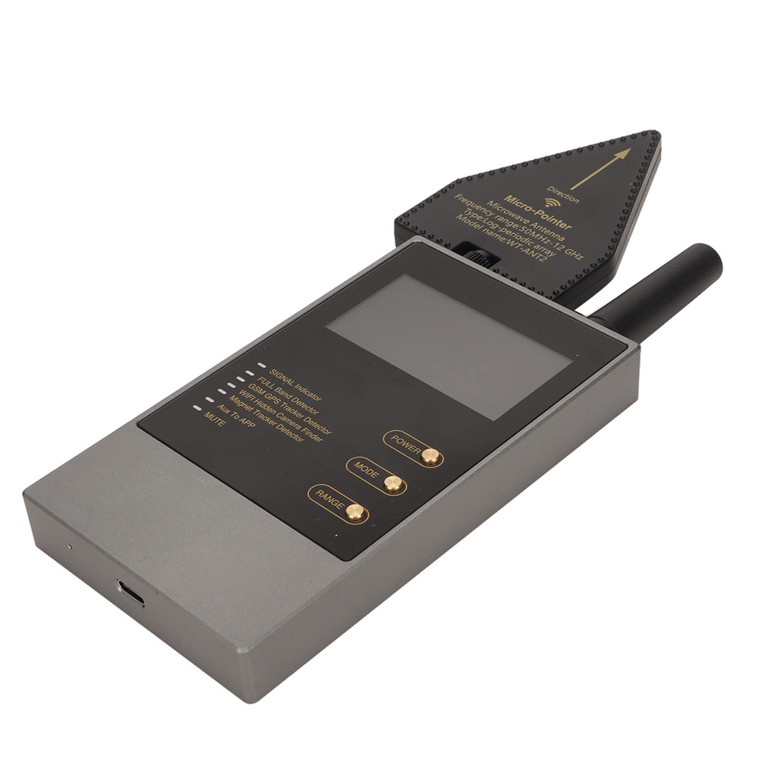 High Sensitivity Infrared Hidden Camera Detector - Portable Pen-Shaped Wireless Bug Scanner with Dual Speakers | Ideal for Travel, Hotels, Offices & Privacy Protection