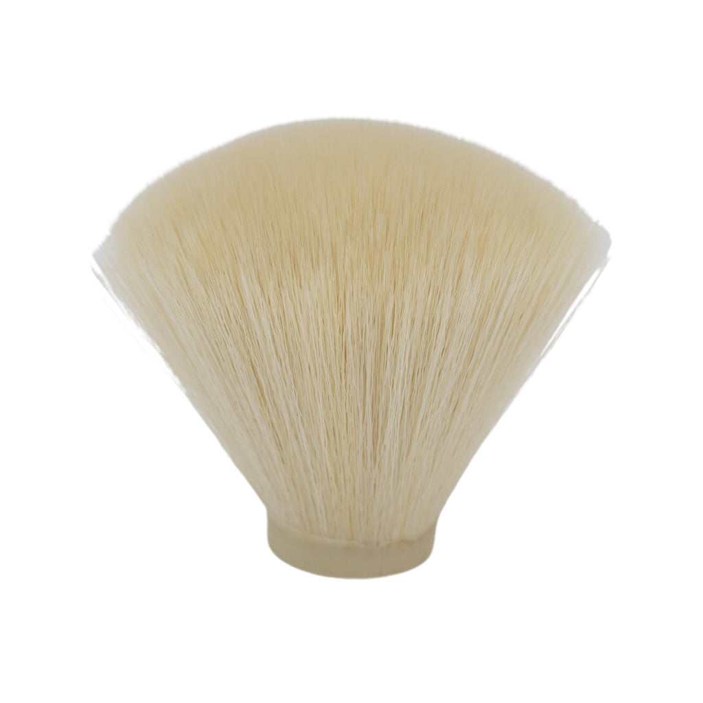 AP Shave Co. 28mm Cashmere Fan Synthetic Shaving Brush Knot (Wholesale) - Premium Soft Bristles for Wet Shaving & Grooming, Perfect for Barbershops & Home Use