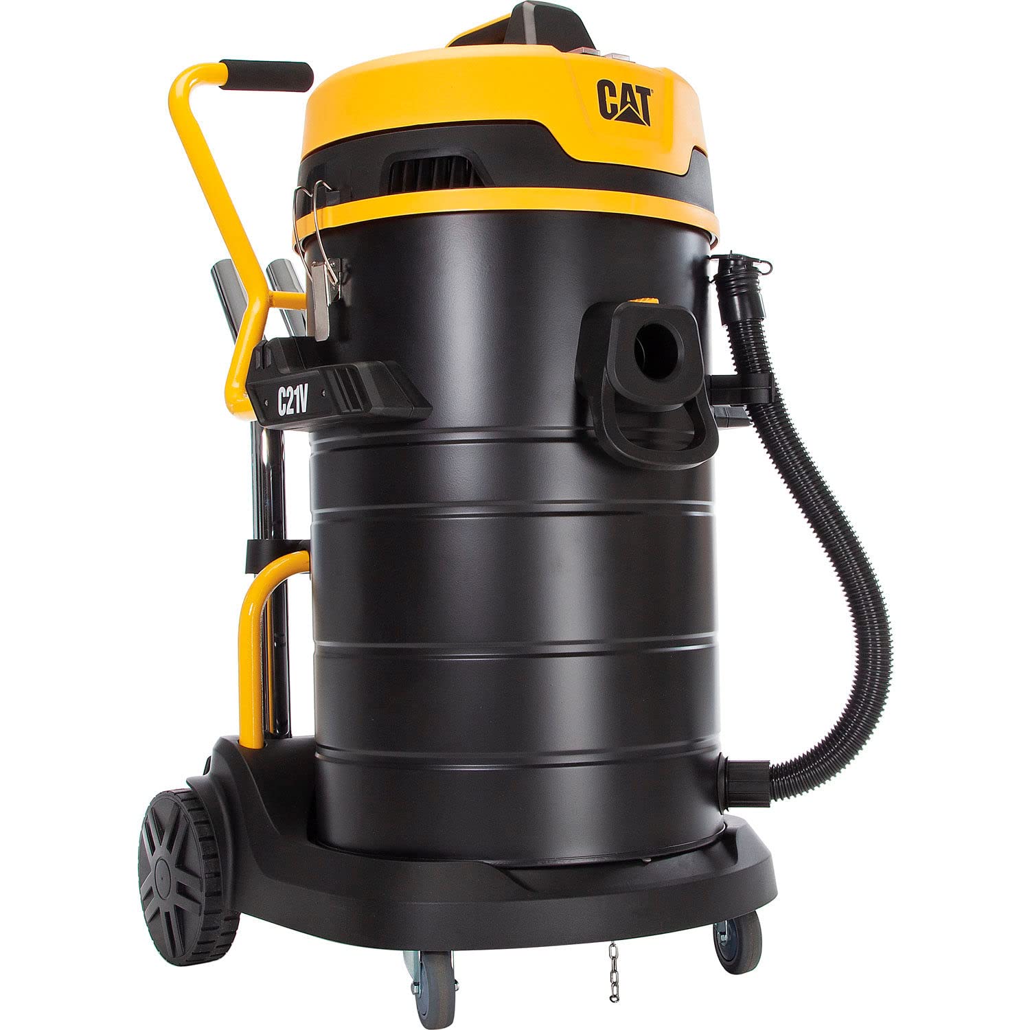 21 Gallon Stainless Steel HEPA Wet/Dry Shop Vacuum for Cats - Powerful Pet Hair & Debris Cleaner for Garages, Workshops & Home Cleaning