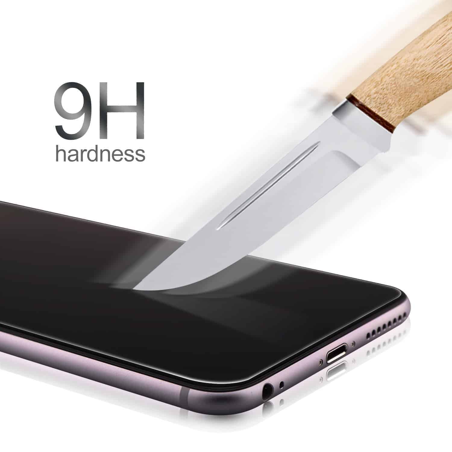 2 Pack iPhone X Screen Protector - Black Privacy Tempered Glass for iPhone X/XS - Anti-Spy HD Clear Film with Full Coverage - Perfect for Office, Travel & Daily Use Protection