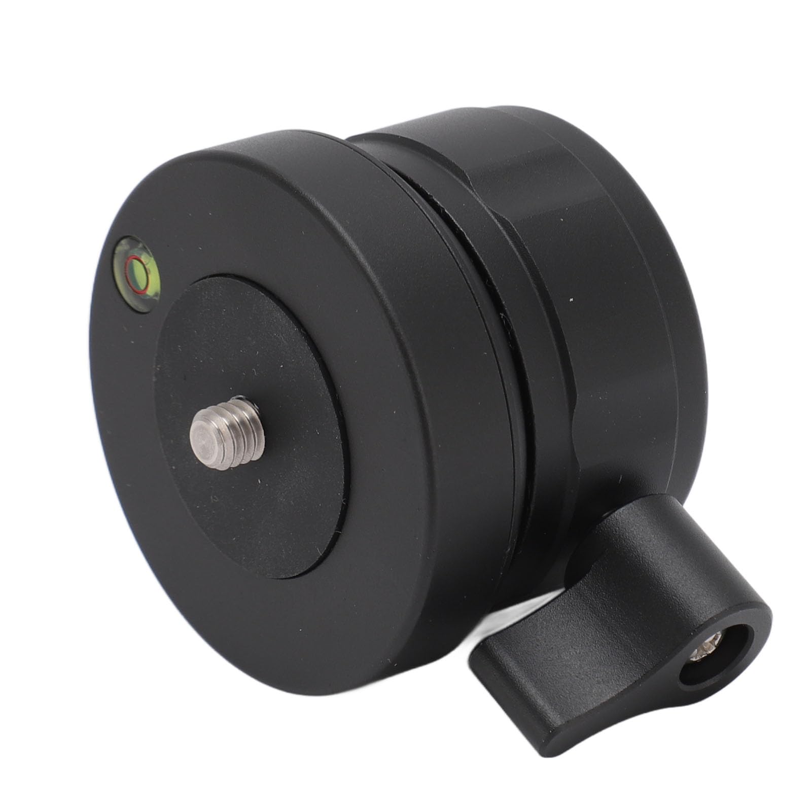 5° Tilt Mini Leveling Base with Bubble for Tripod Head - 1/4