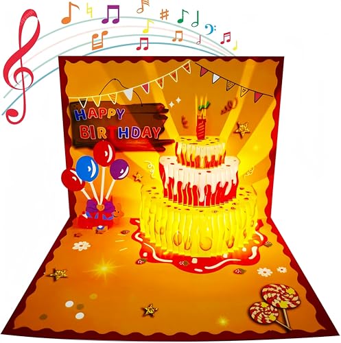 Happy birthday light card
