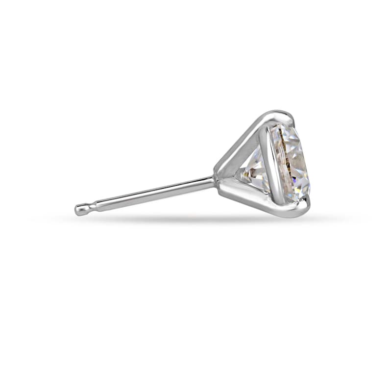 2.0tcw 14K Gold Round Cut Lab Grown Diamond Stud Earrings - High Quality Brilliant Studs for Women, Perfect for Weddings, Anniversaries & Everyday Elegance
