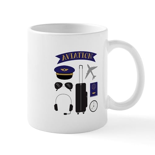 White - Aviation Pilot Mugs