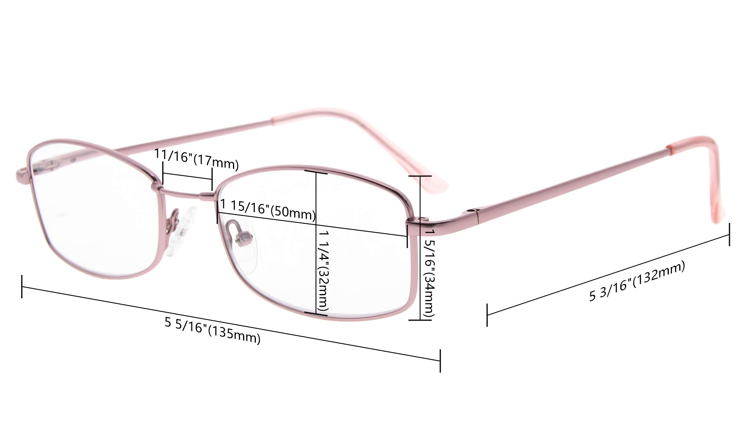 CessBlu Blue Light Blocking Glasses for Women - Anti UV Computer Glasses with Bendable Bridge - Reduce Eye Strain for Reading, Gaming & Office Work