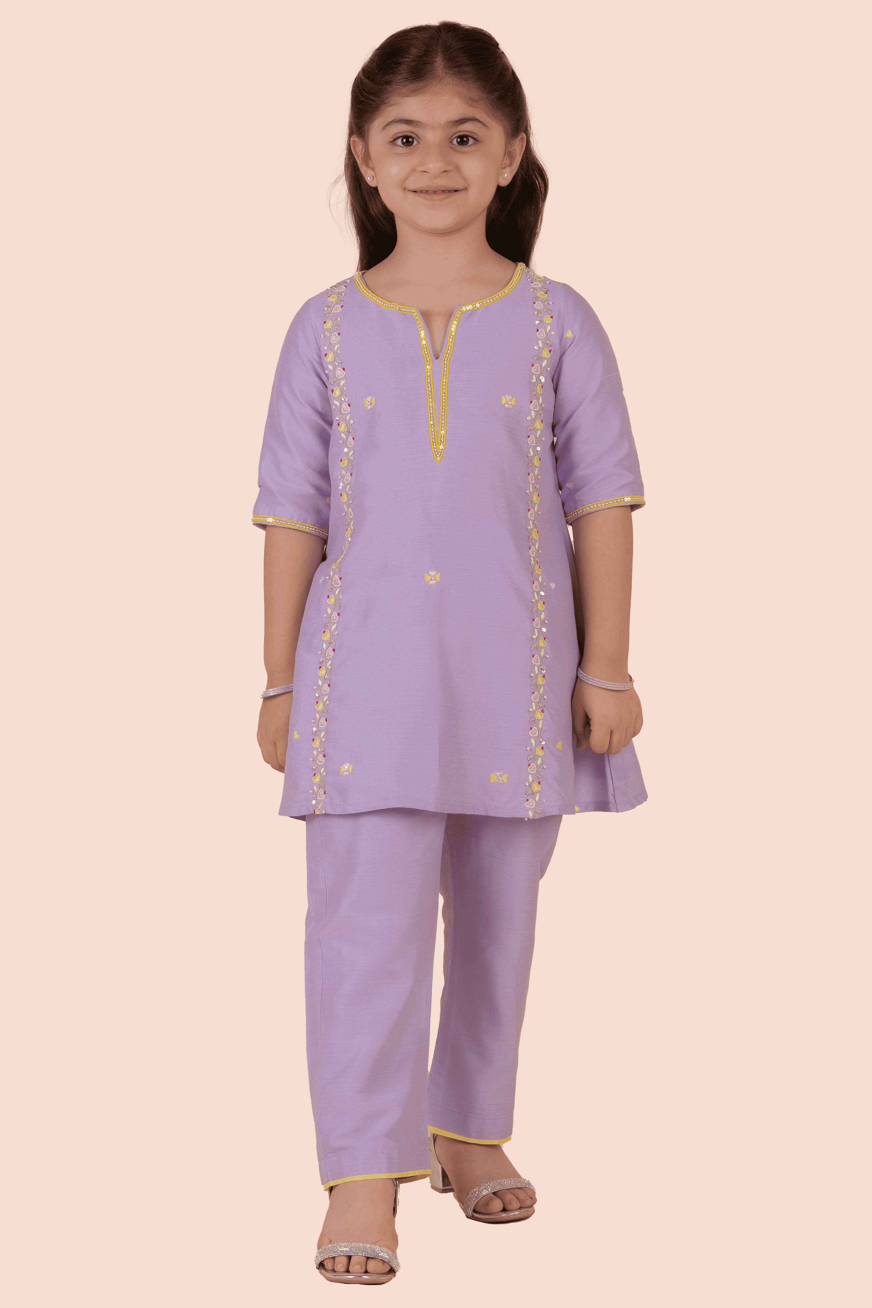 Pre Order: Stylish Purple Kurti Set for Women - Perfect for Casual Wear, Festivals & Parties