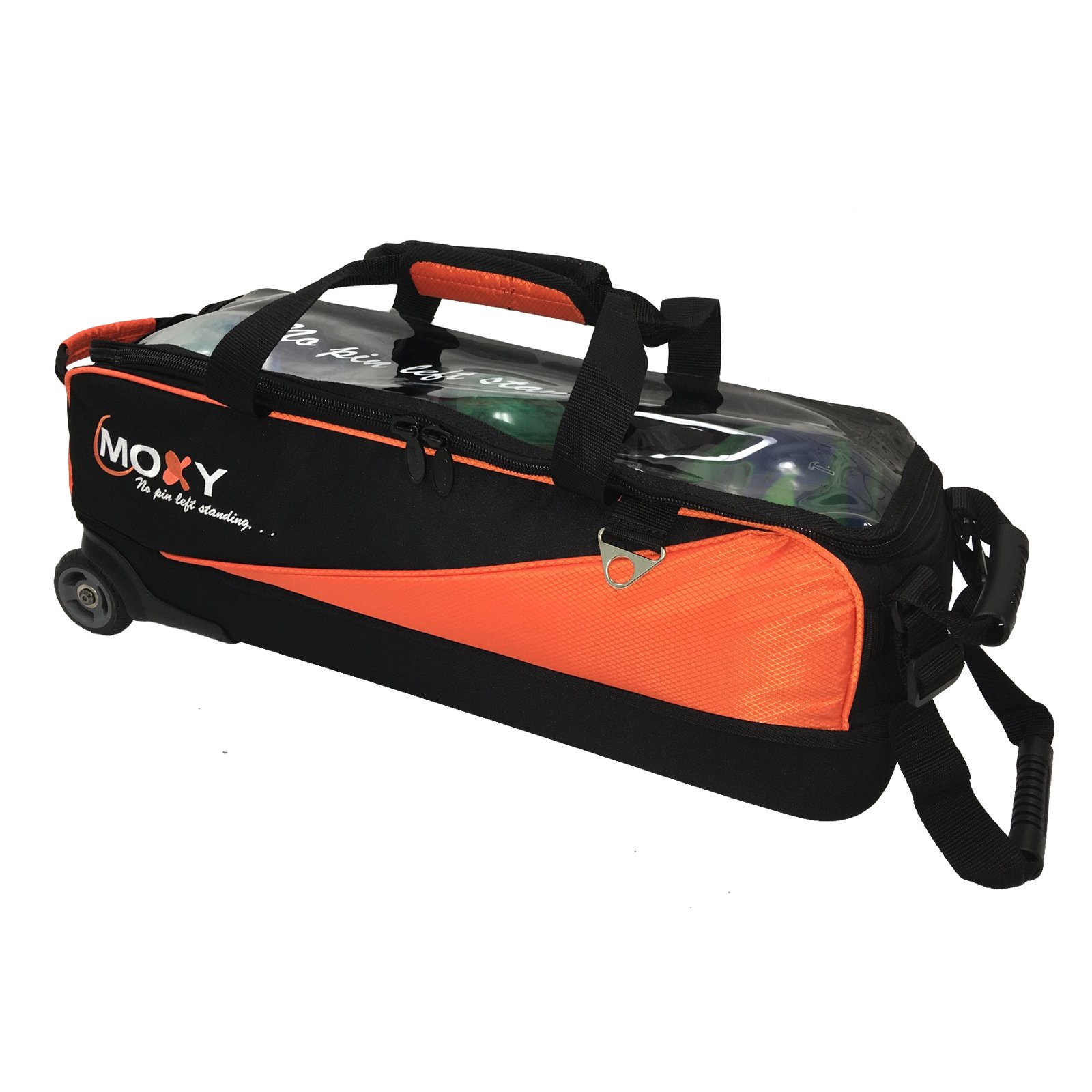 Premium Slim Triple Roller Bowling Bag with Wheels - Lightweight & Durable Bowling Equipment for Men & Women - Perfect for League Play, Tournaments & Practice Sessions