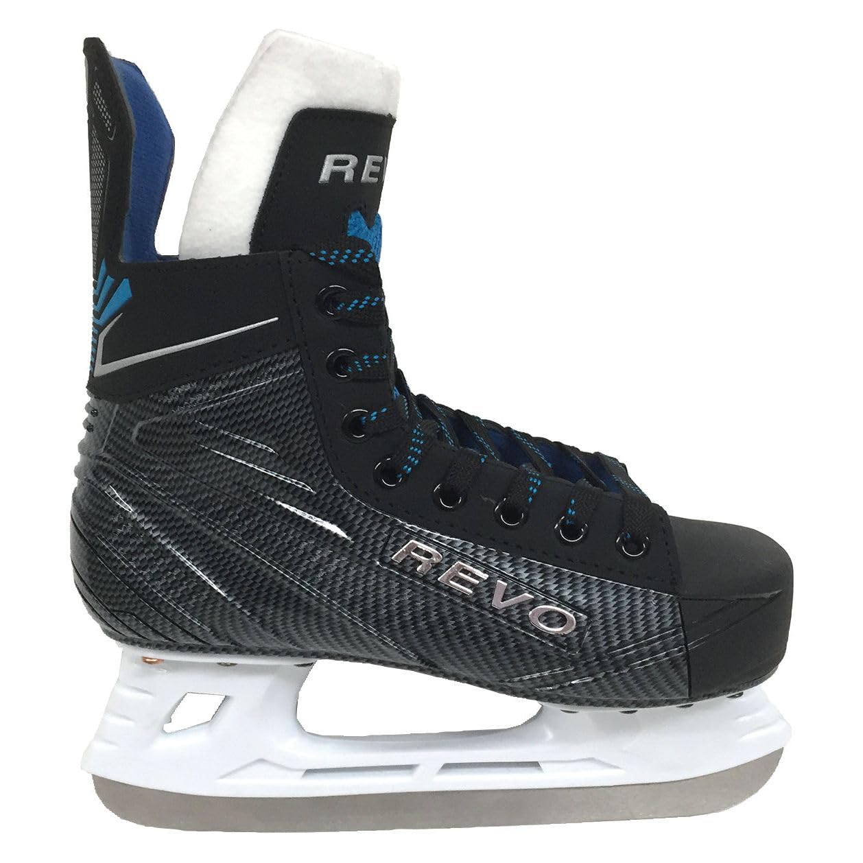 SOFTMAX REVO 200 Men's Ice Hockey Skates - Lightweight Comfortable One-Piece Protective Boot for Hockey Players - Perfect for Ice Hockey Games, Training & Recreational Skating