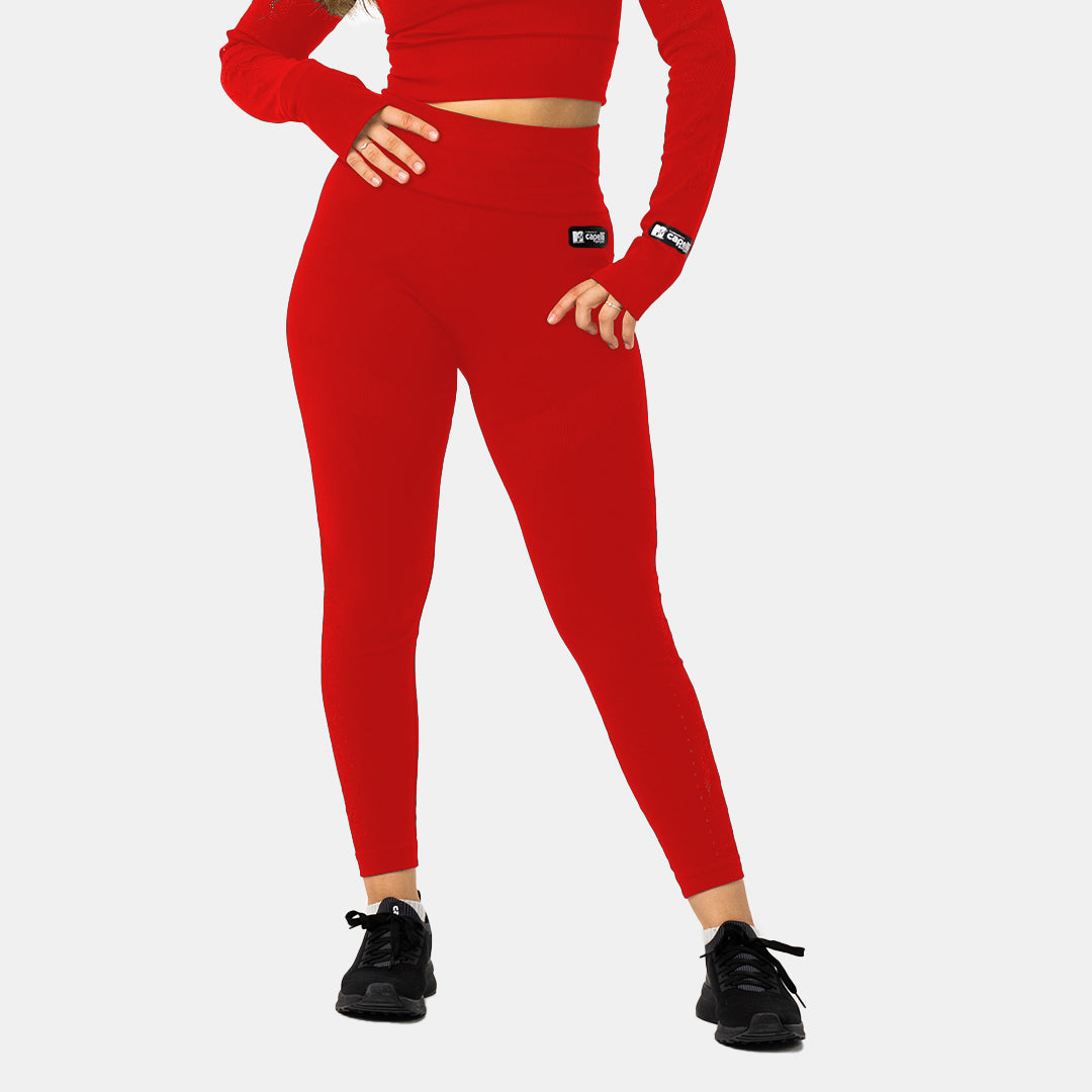 MTV Women's High Waist Yoga Leggings - Tummy Control Workout Pants for Running, Gym & Lounge - Breathable & Stretchy Activewear