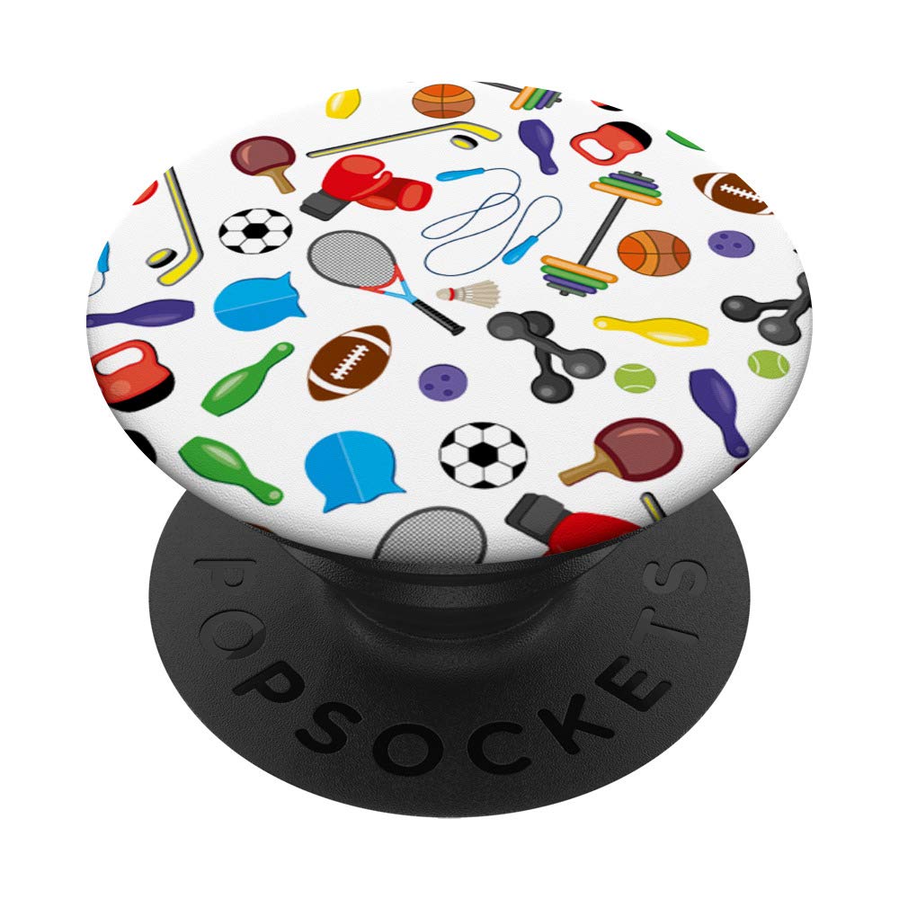 Sport Gear & Team Game Essentials - Swappable PopSockets PopGrip for Phones & Tablets | Perfect for Sports Fans, Players & Mobile Gaming Enthusiasts