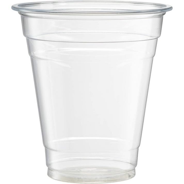 16oz Clear Plastic Pet Cups with Flat Lid & Straw - 100% Recyclable & Eco-Friendly - Ideal for Smoothies, Iced Coffee, Bubble Tea, and Cold Beverages - Bulk Pack of 1000 - Perfect for Cafes, Juice Bars, and Takeout Drinks