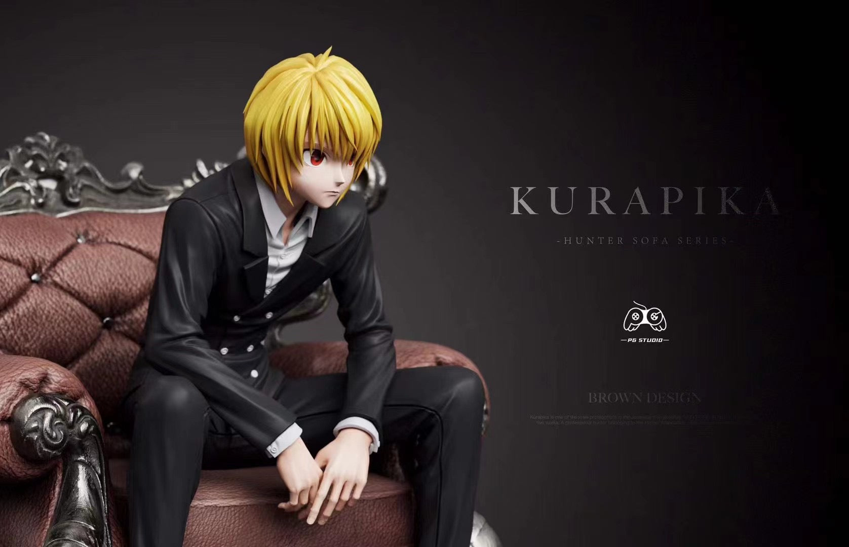 PG Studio Kurapika (Sofa Series) Anime Figure - Hunter x Hunter Collectible for Home Decor & Anime Fans | Perfect for Display on Shelves, Desks, and Living Rooms